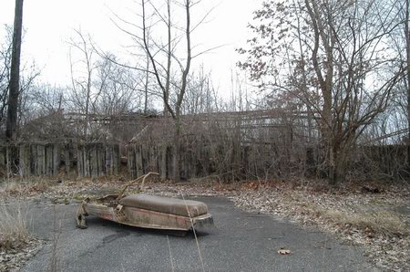 Jackson Motor Speedway - Old Snowmobile